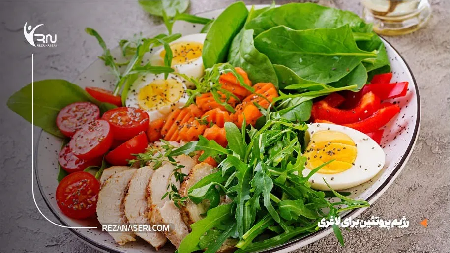 رژیم پروتئین برای لاغری